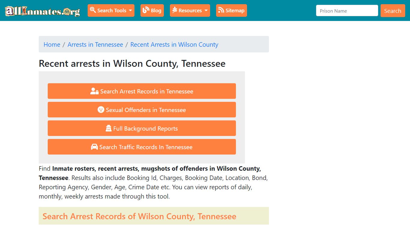 Recent arrests in Wilson County, Tennessee | Mugshots, Rosters, Inmates ...